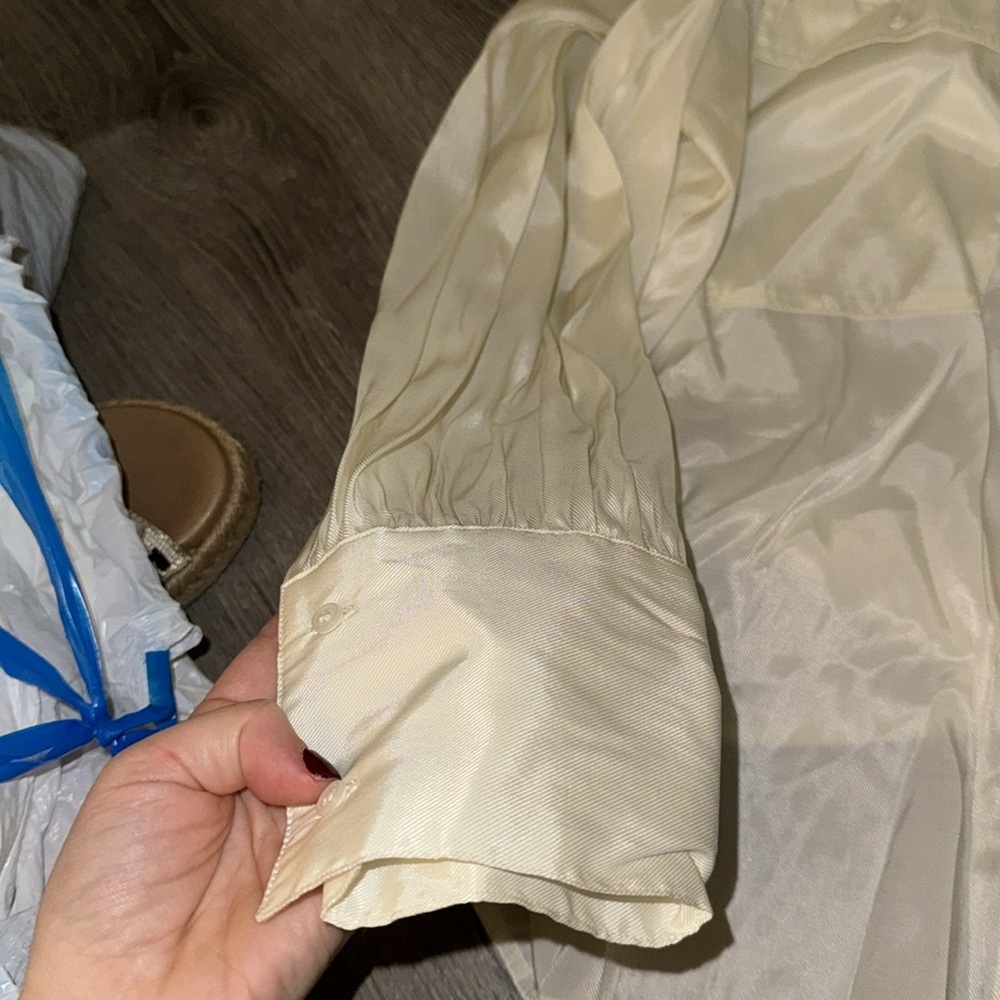 Zara sheer button down - Picture 2 of 6